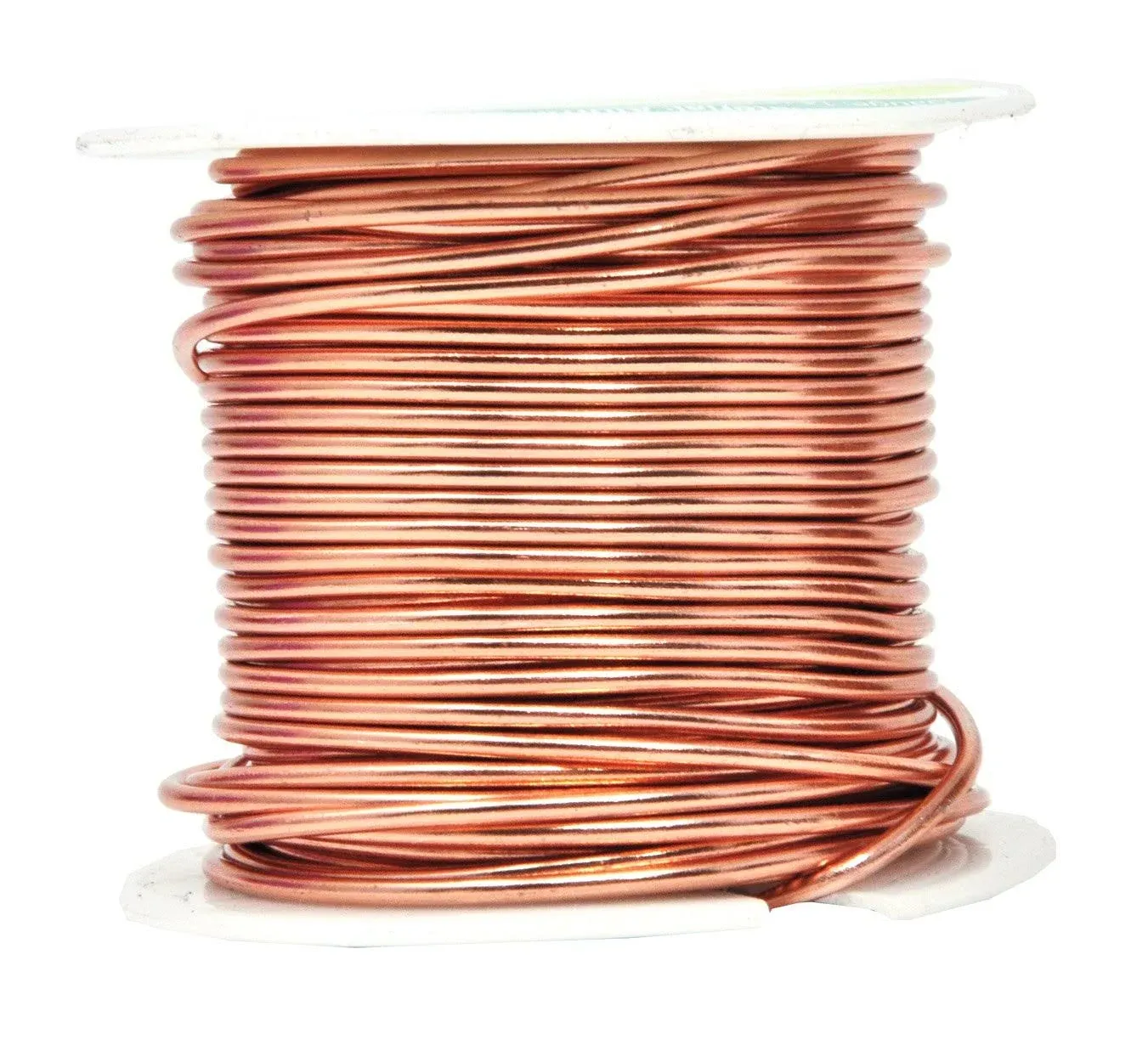 Mandala Crafts Anodized Aluminum Wire for Sculpting, Armature, Jewelry Making, Gem Metal Wrap, Garden, Colored and Soft, 1 Roll(14 Gauge, Copper Tone)