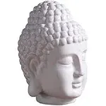 Ceramic Buddha Head Decoration Statues Buddhism Religious Statues Sculpture D...