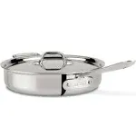 All-Clad D3 Stainless Steel Skillet with Lid