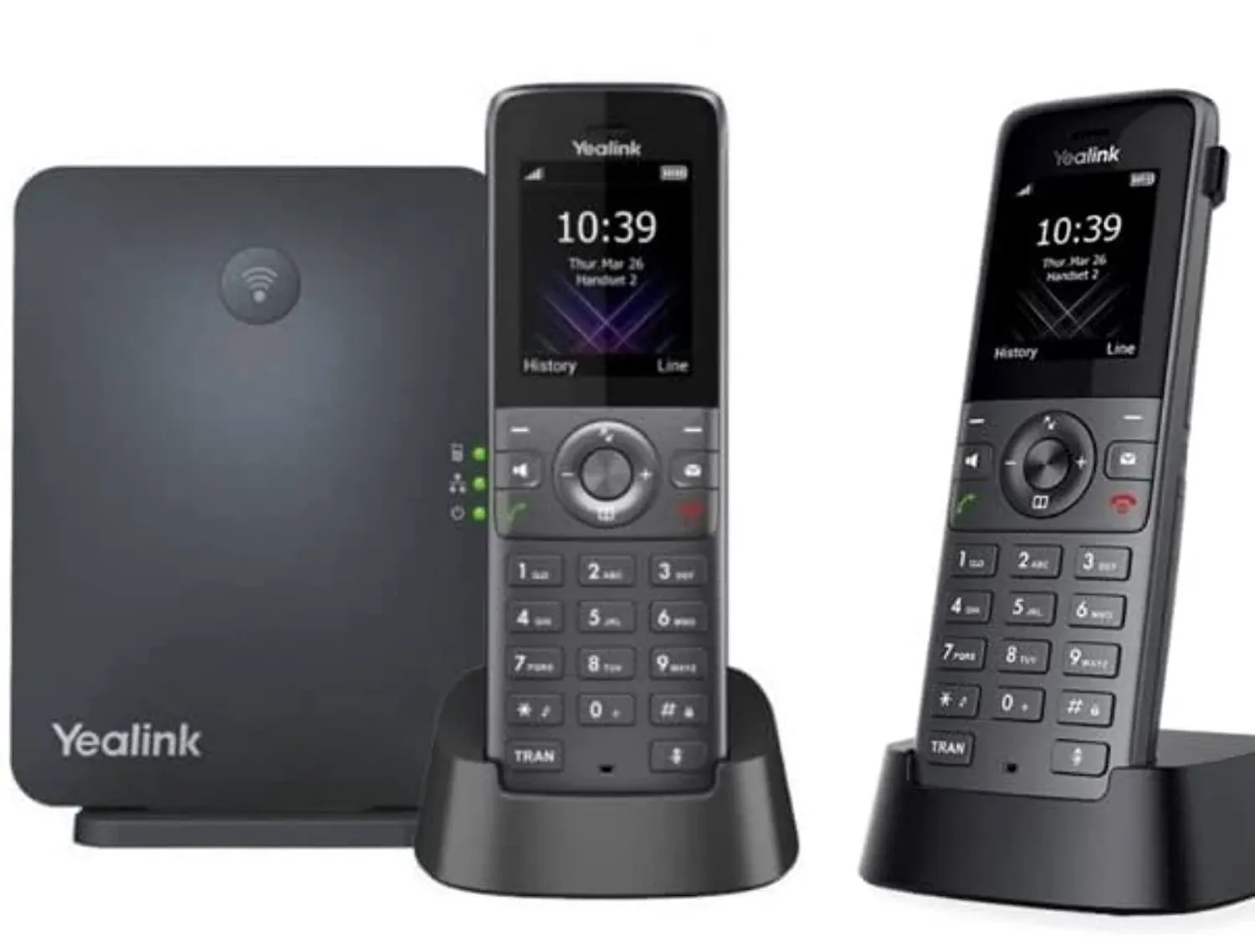 Yealink IP Phone W73P Bundle of W70B Base and W73H Handset 1-Unit W73H Handset