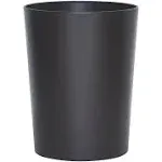 Brushed Nickel Metal Bathroom Wastebasket, 2.2 gal, Orsd5D4ite