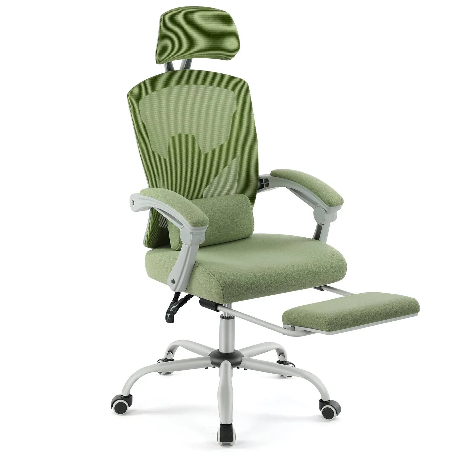 AFO Ergonomic Office Chair High Back Chair with Lumbar Pillow and Retractable...