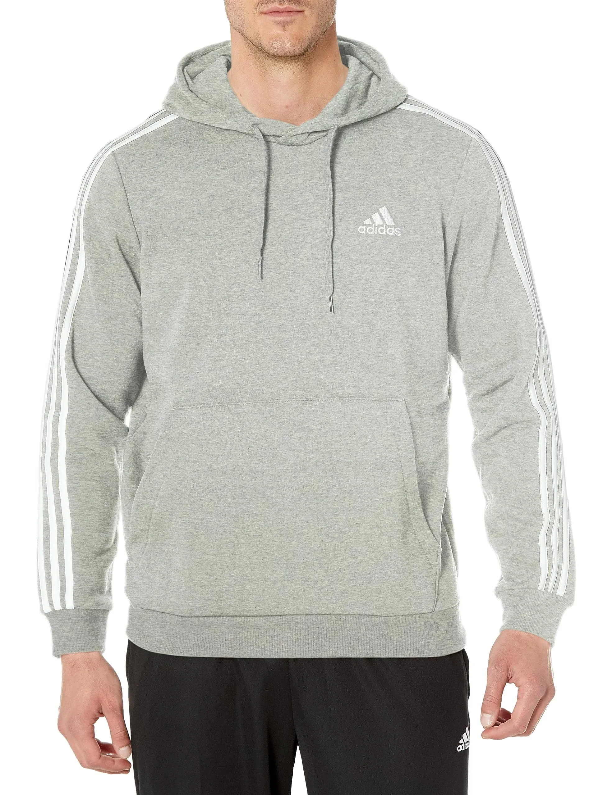 Adidas Men's Essentials Fleece 3-Stripes Hoodie