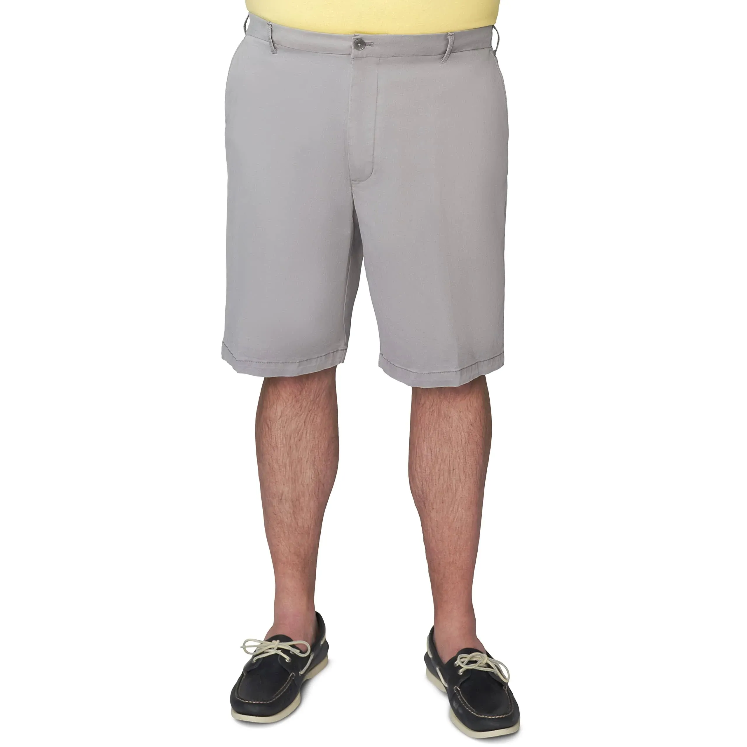 Izod Men's Big & Tall Saltwater Flat Front Chino Short