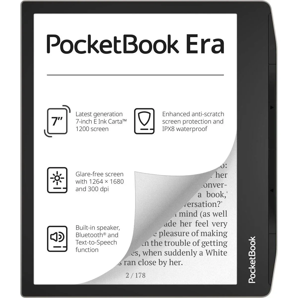 Pocketbook Era, Stardust Silver, 16gb, E-Book Reader