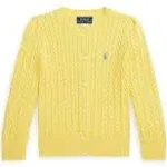 Polo Ralph Lauren Cable-Knit Cotton Cardigan Girls