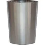 Brushed Nickel Metal Bathroom Wastebasket, 2.2 gal, Orsd5D4ite