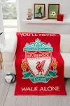 Liverpool FC Blanket YNWA Kids Bedding Snuggling Large Throw Football Official