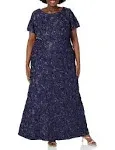 Alex Evenings Women's Lace A-Line Gown