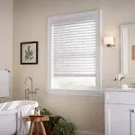 Ultra Premium White 2" Inch Faux Wood Blind 35" W x 72" L